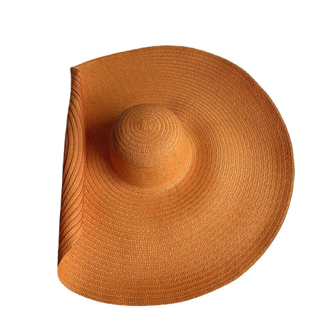 Années 70 Grand Chapeau de Paille Bohème - Ma Penderie Vintage