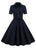 Années 50 Robe de Jour Évasée Vintage Manches Courtes - Ma Penderie Vintage