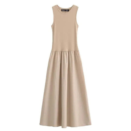 Dresses Summer Women's 2025 New Chic Slim Simple Elegant Holiday Dress Street Women's Comfortable Youth Dress - Ma Penderie Vintage