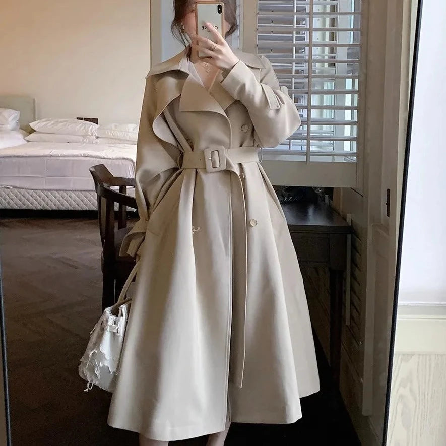 Années 60 Manteau Trench Rétro Classique - Ma Penderie Vintage