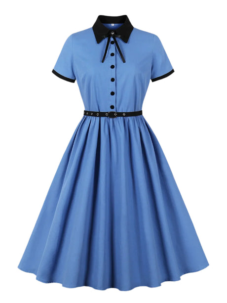 <tc>1960's</tc> Rock A Billy Party Flared Dress