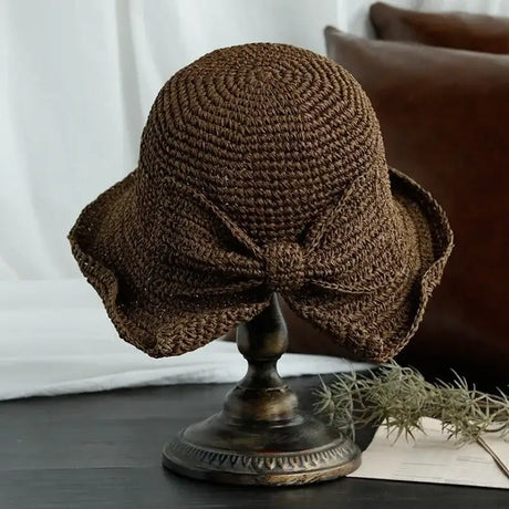 Années 40 Chapeau d'été En Paille Rétro - Ma Penderie Vintage