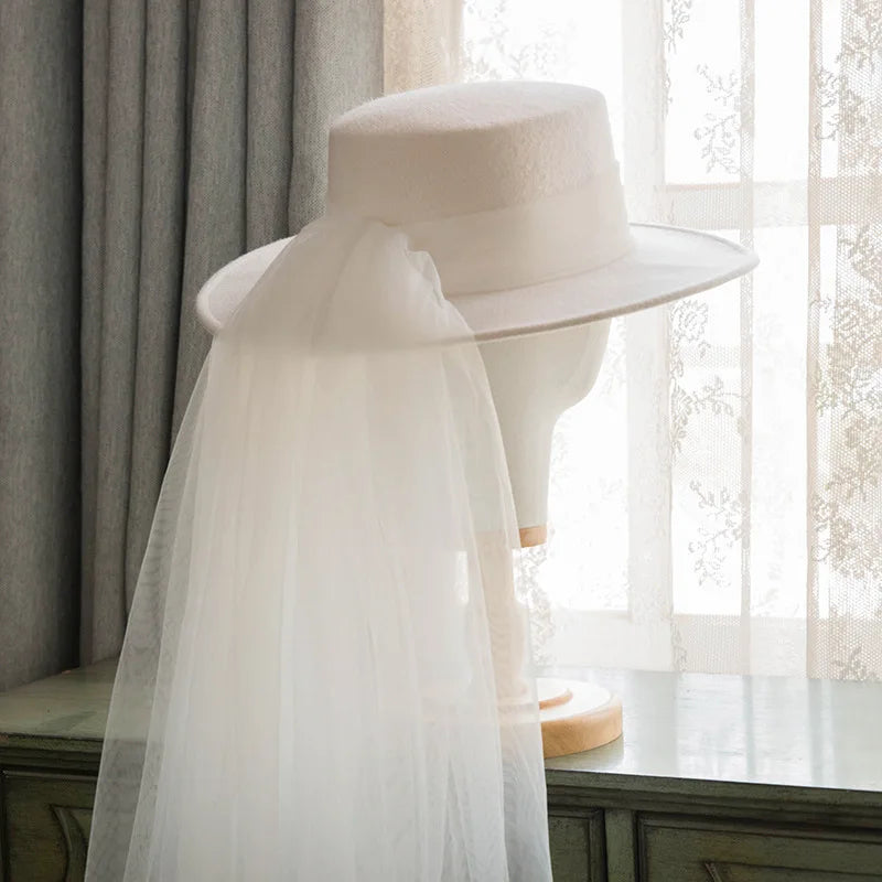 Années 80 Chapeau Haut Glamour Mariée Rétro - Ma Penderie Vintage