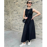 Dresses Summer Women's 2025 New Chic Slim Simple Elegant Holiday Dress Street Women's Comfortable Youth Dress - Ma Penderie Vintage