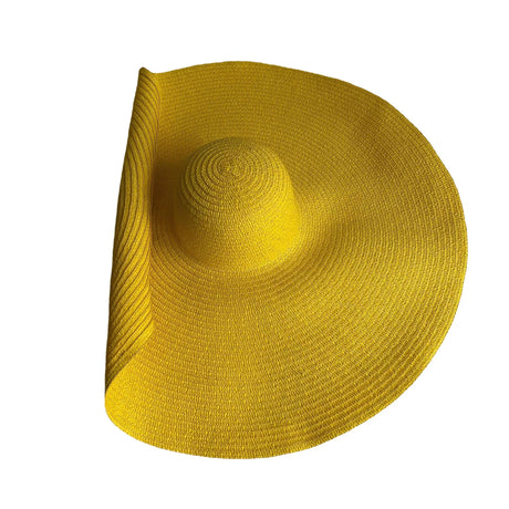 Années 70 Grand Chapeau de Paille Bohème - Ma Penderie Vintage