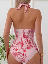 Années 60 Maillot De Bain Rétro Imprimé Floral - Ma Penderie Vintage