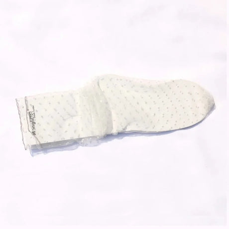 Années 40 Chaussettes Résille Transparente À Pois