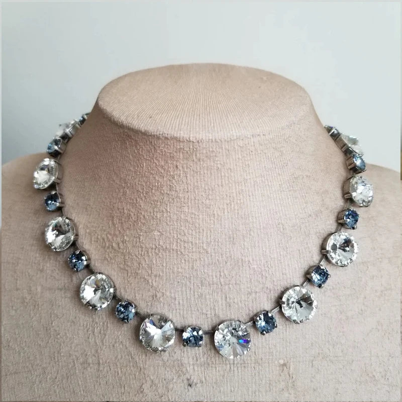 <tc>Años 50</tc> Collar retro con diamantes de imitación <tc>M</tc>onaco