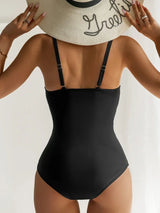 <tc>1980's</tc> Printed One Piece Swimsuit