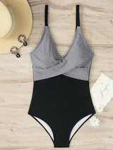 <tc>1980's</tc> Printed One Piece Swimsuit