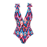 Année 70 Maillot De Bain Imprimé Funky Soul - Ma Penderie Vintage