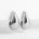 Années 80 Boucles d'Oreilles Géométriques Milano - Ma Penderie Vintage