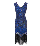 <tc>1920's</tc> Retro Sequin Evening Dress The Great Gatsby