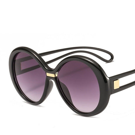Années 70 Lunettes de Soleil Arrondies Verres Fumés - Ma Penderie Vintage