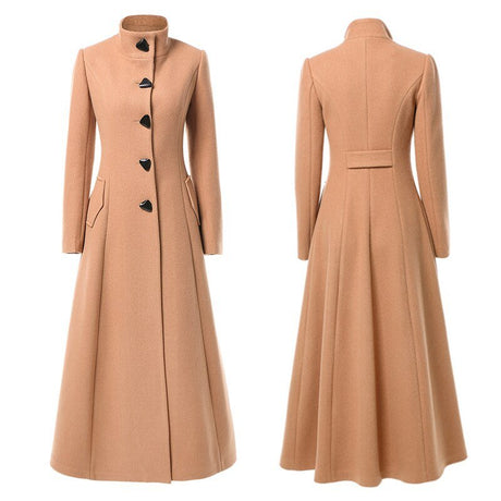 Années 60 Manteau Long Rétro Jackie O - Ma Penderie Vintage