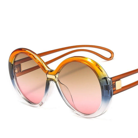 Années 70 Lunettes de Soleil Arrondies Verres Fumés - Ma Penderie Vintage