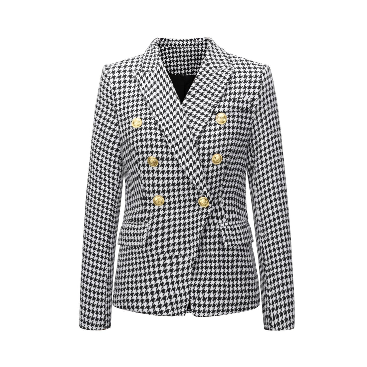 Années 80 Veste de Blazer Rétro Double Boutonnage