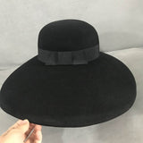 <tc>1960's</tc> Hat <tc>L</tc>groin Black Audrey Hepburn