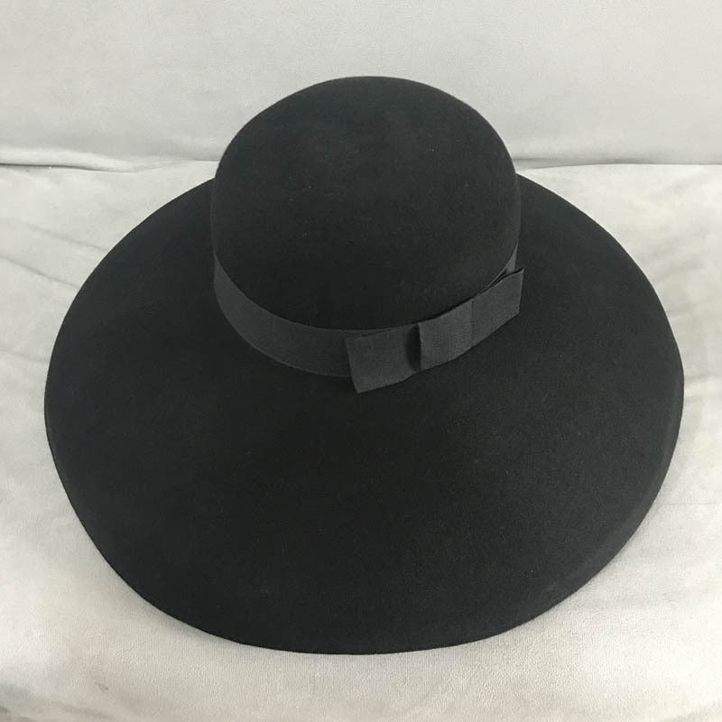 <tc>1960's</tc> Hat <tc>L</tc>groin Black Audrey Hepburn