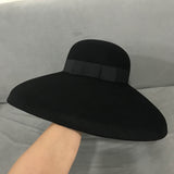 <tc>1960's</tc> Hat <tc>L</tc>groin Black Audrey Hepburn