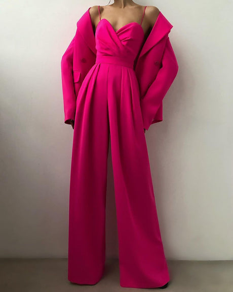 Années 80 Combinaison Pantalon Palazzo Glamour - Ma Penderie Vintage