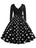 Années 50 Robe Évasée Rétro À Pois Lucille - Ma Penderie Vintage