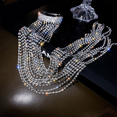 Années 70 Barrette Cheveux Chandelier Strass Glamour - Ma Penderie Vintage