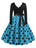 Années 50 Robe Évasée Rétro À Pois Lucille - Ma Penderie Vintage