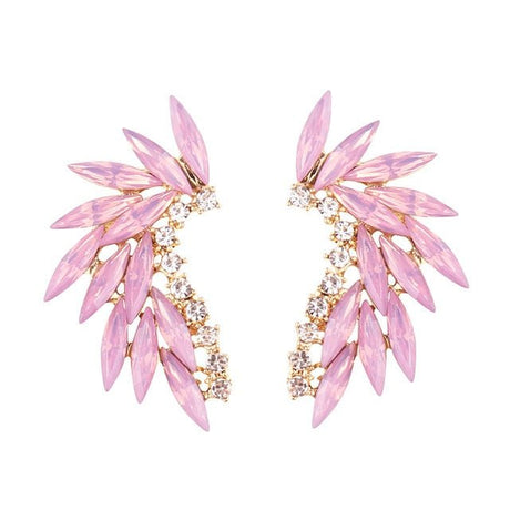 Années 50 Boucles d’Oreilles Strass Cocktail - Ma Penderie Vintage