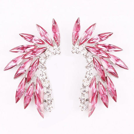 Années 50 Boucles d’Oreilles Strass Cocktail - Ma Penderie Vintage