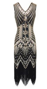 <tc>1920's</tc> Retro Sequin Evening Dress The Great Gatsby