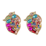 <tc>1960's</tc> Evening Earrings With Rhinestones