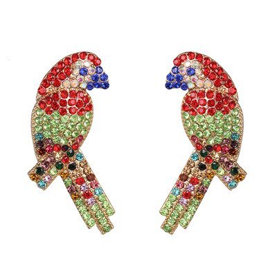 Années 60 Boucles d'Oreilles Soirée À Strass - Ma Penderie Vintage