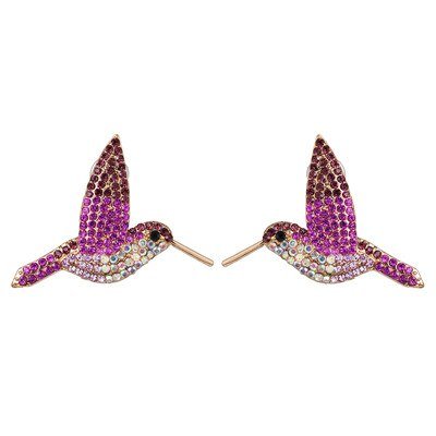 Années 60 Boucles d'Oreilles Soirée À Strass - Ma Penderie Vintage