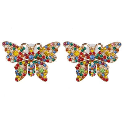 <tc>1960's</tc> Evening Earrings With Rhinestones