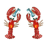 <tc>1960's</tc> Evening Earrings With Rhinestones