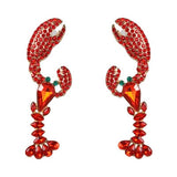 <tc>1960's</tc> Evening Earrings With Rhinestones