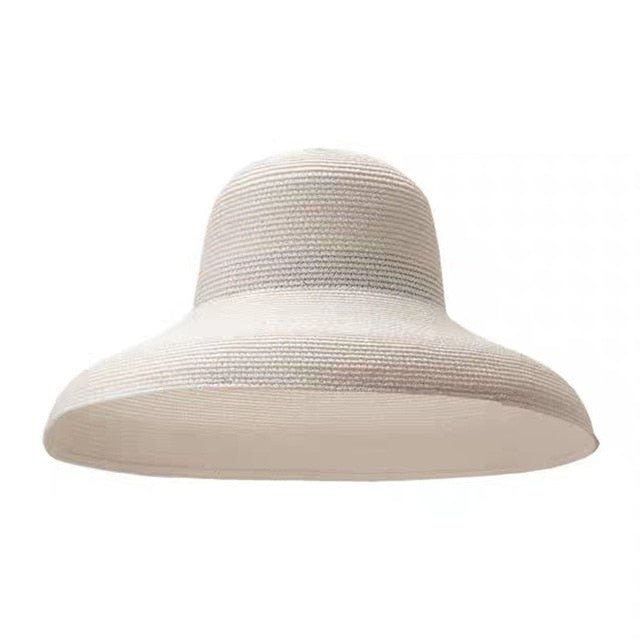 Chapeau De Soleil Élégant Dentelle Rose - Style Hepburn Vintage Pour Thé, Vacances Et Plage