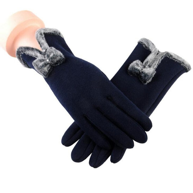 Années 40 Gants Fourrure Automne-Hiver Glamour