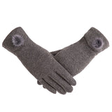 Années 40 Gants Fourrure Automne-Hiver Glamour