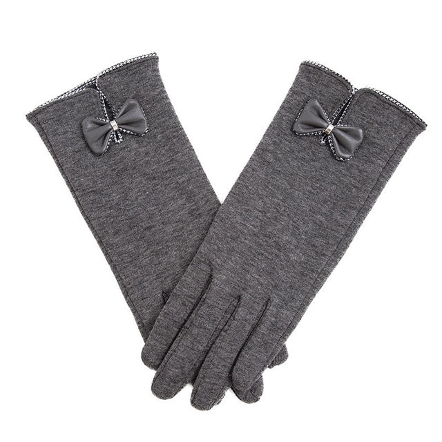 Années 40 Gants Fourrure Automne-Hiver Glamour