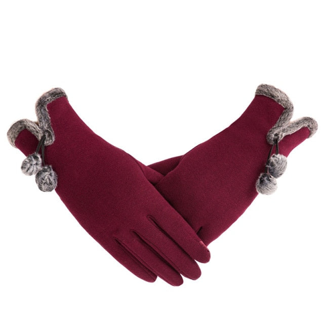 <tc>Años 40</tc> Guantes de piel glamorosos otoño-invierno