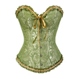 Années 50 Corset Bustier Rétro Bettie Page Vert - Ma Penderie Vintage