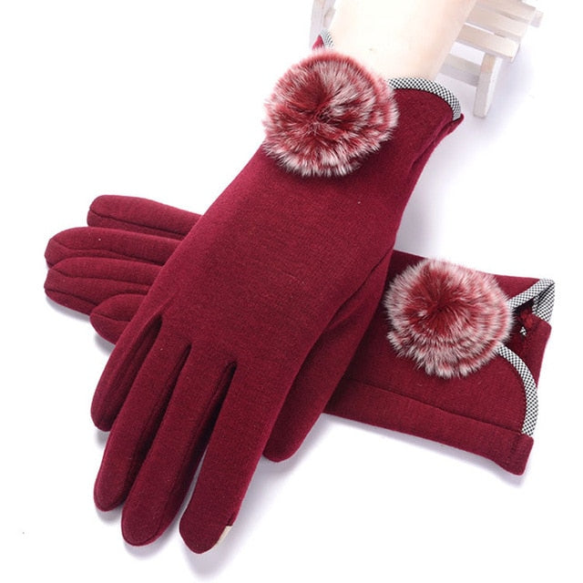 <tc>Años 40</tc> Guantes de piel glamorosos otoño-invierno