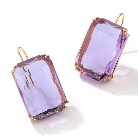 Années 50 Boucles d'Oreilles Pendantes Strass - Ma Penderie Vintage