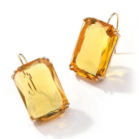 Années 50 Boucles d'Oreilles Pendantes Strass - Ma Penderie Vintage