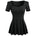 Années 50 Haut Peplum Pin Up Rétro Manches Courtes - Ma Penderie Vintage