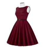 <tc>Años 50</tc> Vestido acampanado <tc>Pin Up</tc> Hepburn