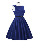 <tc>Años 50</tc> Vestido acampanado <tc>Pin Up</tc> Hepburn